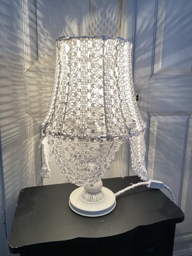 Vintage tischlampe weiß - vintage,