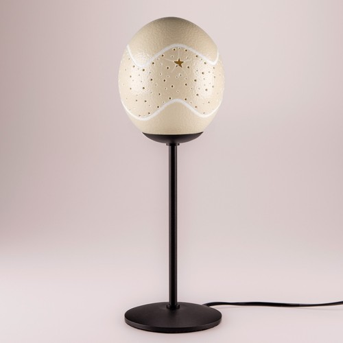 Tischlampe straußenei 1 - straußenei, "1
