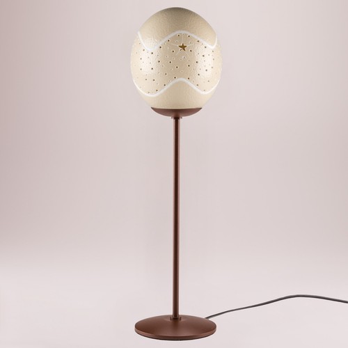 Tischlampe straußenei 1 - tischlampe, "1