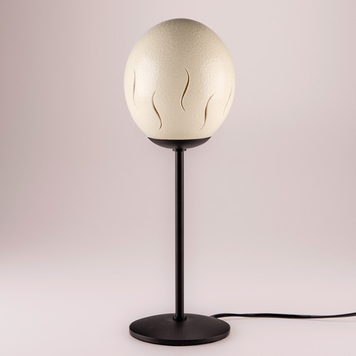 Tischlampe straußenei - tischlampe,