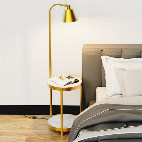 Stehlampe mit tisch - stehlampe,