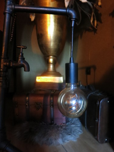 Industrie tischlampe steampunk - tischlampe,
