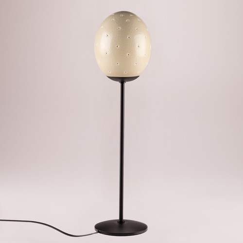 Tischlampe straußenei sterne - tischlampe, "sterne